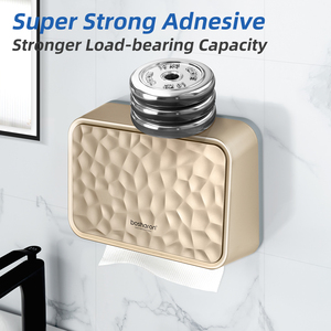 Z Dispenser tisu kamar mandi persegi, Dispenser tisu Emas Toilet ABS plastik tarik ke bawah, wadah Tisu Toilet, Dispenser handuk kertas - Product Image 4