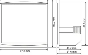 Samwha-Dsp OEM ODM DA-VIP04แอมป์มิเตอร์แบบปรับได้พร้อมจอแสดงผล LED 3หลักมิเตอร์วัด AC แอมมิเตอร์