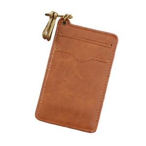 Dompet Kartu Kunci Kulit Imitasi PU <span class=keywords><strong>3</strong></span>-Kantong Promosi, Gantungan Kunci Kartu Akses Kamar Hotel, Tempat Kartu Identitas dengan Hadiah Promosi - Product Image 1