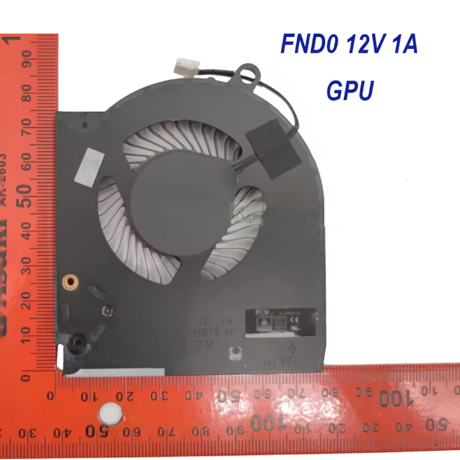 ventilateur GPU noir