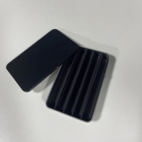 Boîte d'emballage rectangulaire en métal imprimée personnalisée à l'épreuve des enfants avec couvercle