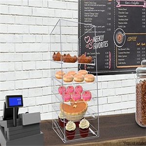 Hộp Trưng Bày Bánh Quy Bánh Donut Bánh Ngọt Bằng <span class=keywords><strong>Acrylic</strong></span> Chất Lượng Cao Có Thể Tháo Rời Với 5 Ngăn Kéo Để Dễ Dàng Tiếp Cận - Product Image 2