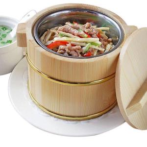 Seau en bois pour riz, seau en bois pour restaurants, tables, hôtels, petits seaux à riz, vaisselle, seaux isothermes pour légumes - Product Image 2