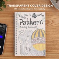 Carnet à spirales transparent Myway, bloc-notes pour dessin, écriture, journalisation, fournitures scolaires et de bureau, journal quotidien