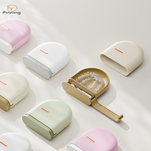 Estuche Personalizado para Retenedores Dentales de Plástico con Espacio para Etiqueta con Nombre, Caja de Almacenamiento para Alineadores Dentales para Escuelas y Campamentos - Product Image 2