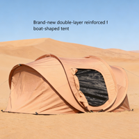 Tente Pop-Up de Style Émirati, Protection Contre le Vent, Protection UV, Installation Rapide pour Rassemblements dans le Désert/la Plage, Tissu Durable, OEM/ODM Disponible