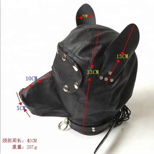 Arnés de Cuero Marca Black Emperor con Orejas y Boca de Perro, Cierres Desmontables, Juguetes <span class=keywords><strong>Sexuales</strong></span> <span class=keywords><strong>para</strong></span> Adultos - Product Image 1