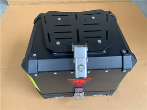 Boîte latérale carrée pour moto, boîte en alliage, boîte supérieure en aluminium de 36 L, renforcée, protection des coins intérieurs, étanche - Product Image 2