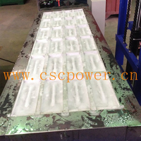 5 tonnes 24 heures bloquent le réservoir commercial automatique de saumure de machine à glace 25 kg bloc de module machines à glace industrielles