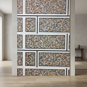Vistaar 300x600mm Glossy Ceramic Wall Tiles with <b>Brick</b> Sand Design for Interior Walls-Acid-Resistant - Product Image 1
