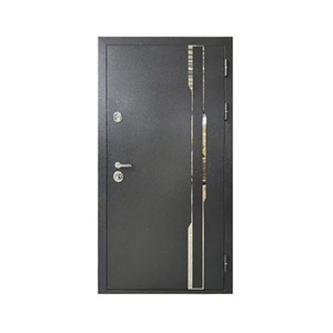 Portes de sécurité complètes en acier laminé à froid, insonorisées, anti-effraction, ouverture manuelle plate, usage commercial - Product Image 3