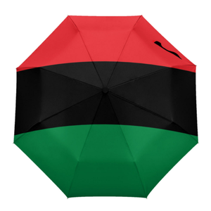 Parapluie pliable drapeau Palestine en gros, coupe-vent, anti-UV, portable, pour voyage, ouverture/fermeture automatiques, panneaux personnalisables - Product Image 2