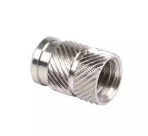 Dado per inserto filettato in acciaio inossidabile con zigrinatura elicoidale - Product Image 2