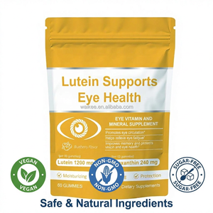 Göz Sağlığı İçin Yaban Mersini Luteinli Jelibonlar 1200mg Zeaksantin Vitamin Takviyesi Görme Koruyucu Mavi Işık Desteği Özel Etiket - Product Image 6