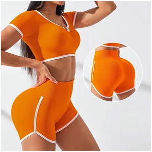 OEM Women sexy tight breathable yoga wear outdoor running fitness wear cycling exercise wear