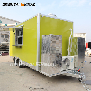 Custom Crepe Street USA Standard Business Rent Concession Cart Square Mobile Pizza Trailer Food Truck en venta Canadá - Product Image 6