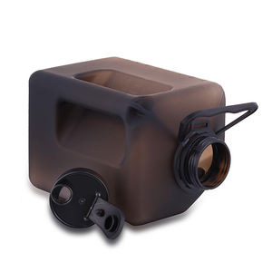 Sans BPA et sans fuite grande capacité 2.7l Eco-frindly plastique Fitness sport bouteille d'eau carrée avec aimant pour téléphone deux couvercles cruche - Product Image 4