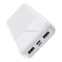 Soldes de liquidation Banques d'alimentation 10000mah 20000mah Double sortie USB 2A Chargeur portable abordable Capacité réelle à 100%