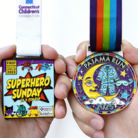 Fabricants de médailles personnalisées de haute qualité en gros, médailles d'or 3D pour marathon, médailles sportives personnalisées