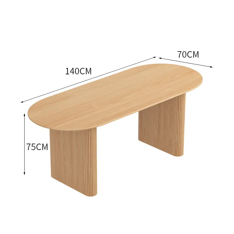 सरल शैली कॉफी टेबल, शुद्ध लकड़ी से बना, शरीर को अधिक स्थिर बनाने के लिए यांत्रिक संरचना का उपयोग करता है