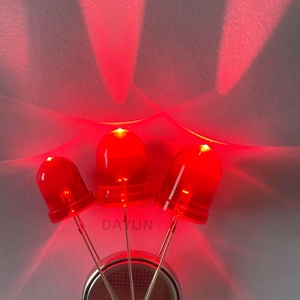 Vanfun <span class=keywords><strong>10mm</strong></span> Vòng khuếch tán màu Đỏ dẫn Diode 0.06W Màu Đỏ 1.8-2.4V 100 dẫn đèn với hiệu quả phát sáng cao Loại sản phẩm dẫn - Product Image 6