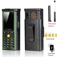 Promotion Exceptionnelle : Téléphone Portable G8800 Robuste d'Extérieur avec Batterie Puissante, 4 Cartes SIM, Antenne Rétractable et Clavier Solide