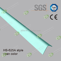 Profilé d'angle de protection murale en PVC, nouveau matériau écologique, antibactérien, angle latéral à 90 degrés, taille 25 mm HS625