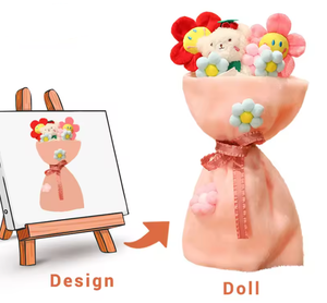 Peluche Personalizzabile Ricamato Kawaii, Morbido <span class=keywords><strong>Dinosauro</strong></span> Imbottito con Cotone PP per Alleviare lo Stress - Product Image 2