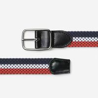 Cinturón de Lona Personalizado al por Mayor para Hombre, Informal, con Logotipo Colorido Impreso, con Hebilla de Aleación