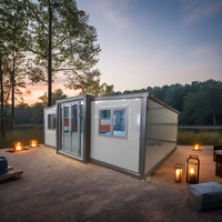 Chine vente en gros de maison conteneur en acier bon marché cabine à cadre en A chambre d'hôtel pour application en plein air conception en expansion utilisation bureau école