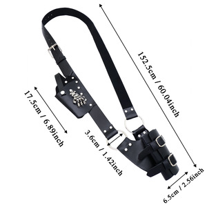 Kaidi Grensoverschrijdende Middeleeuwse Viking Retro Schouderbanden, Geweerholsters, Lederen Hoesjes, Halloween Cosplay Kostuums En Rekwisieten - Product Image 3