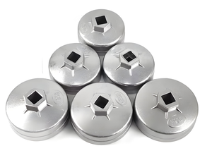 Herramienta de reparación de automóviles de aleación, tipo de <span class=keywords><strong>tapa</strong></span>, filtro de aceite, máquina de montaje de desmontaje, venta al por mayor, llave de medición métrica tipo cuenco - Product Image 2