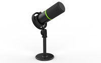 Microphone dynamique de haute qualité Prizmora DM68 XLR/USB Type-C à directivité cardioïde 48/96kHz avec suppression du bruit pour le gaming