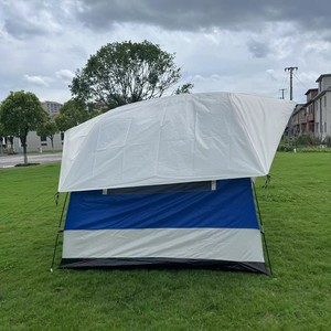 Carpa trasera para coche, para 4-5 personas, de tela Oxford, impermeable, tipo extendido, para SUV, camping y viajes. - Product Image 3