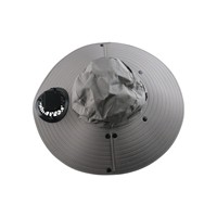Chapeau de haute qualité avec ventilateur dur parapluie chapeau de soleil solaire et usb casque moto cercueil fans de football chapeau avec cornes