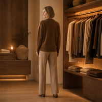 Fournisseur de collection de cardigans en cachemire sélectionnés pour les magasins multi-marques, petites commandes en gros