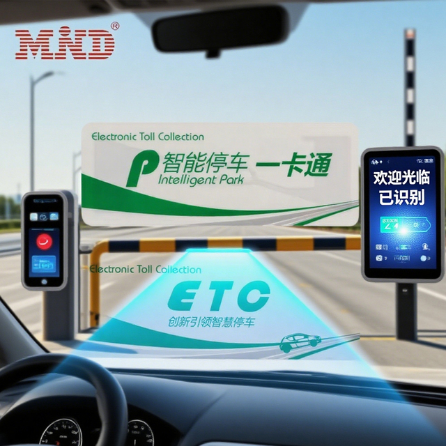 RFID Windshield Tag Removable Adhesive Long Read Range for Parking Permits Gated Communities and Toll Collection