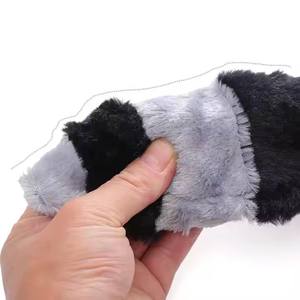 Atacado Personalizado Brinquedo De Pelúcia Sem Recheio Squeak Brinquedos De Pelúcia Cão Fox <span class=keywords><strong>Raccoon</strong></span> Squirrel Shape <span class=keywords><strong>Dog</strong></span> Chew Toys - Product Image 3