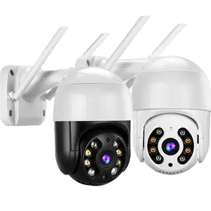 Qearim ICSEE Smart vidéo 2MP sans fil wifi PTZ Caméra 360 degrés de rotation mini taille de sauvegarde sans fil cctv caméra