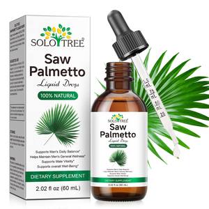 SOLOTREE En İyi Organik Testere Palmetosu Tentürü Kozmetik Sınıfı Saç Dökülmesi Testere Palmetosu Ekstresi Takviyesi Sıvı Damlalar Erkekler İçin - Product Image 1
