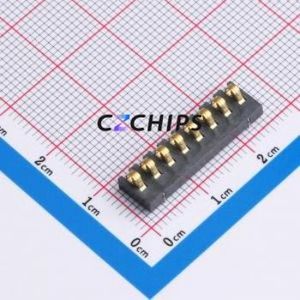 GT-BTP30008-0240B-019A Blade/Spring Contact Battery Connector SMD,P=3mm Connector Spring Contact Type 3mm 8P Vertical Mount - Product Image 1