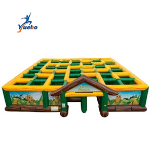 Jeu gonflable en PVC commercial, jeu de labyrinthe gonflable, labyrinthe de maïs gonflable <span class=keywords><strong>pour</strong></span> fête en plein air - Product Image 1