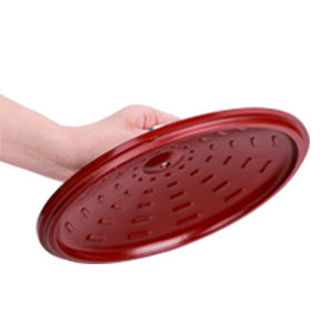 Ensemble <span class=keywords><strong>de</strong></span> marmite à soupe et Casserole en aluminium moulé sous pression, rouge, 2023 - Product Image 3