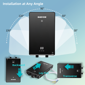Chauffe-eau instantané intelligent 5000W pour la maison, la douche électrique pour la maison, le garage, le camping-car, la voiture, l'hôtel, utilisation en extérieur, <span class=keywords><strong>chauffage</strong></span> rapide, économie d'énergie - Product Image 3