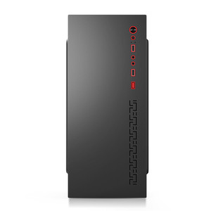 Microatx Desktop <b>Computer</b> Case Steel Mid Tower With Usb Front Ports For Home <b>Office</b> Use - Product Image 1