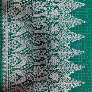 Bán buôn polyester thêu ren, lớn Chiều rộng tan trong nước ren TRIM, tùy chỉnh màu ren - Product Image 3