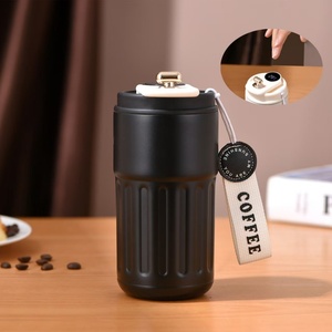 410ml 316 Stainless Steel Vacuum <b>Insulated</b> Office Tumbler Double Wall Thermal Coffee <b>Mug</b> With Rope Lid for Hot and Cold Drinks - Product Image 4