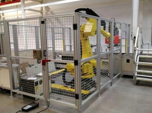 Standardized Workshop Aisle Barrier Mesh Creates Safe Pedestrian Walkways And Prevents Unauthorized Entry Into Operational Zones - Product Image 2