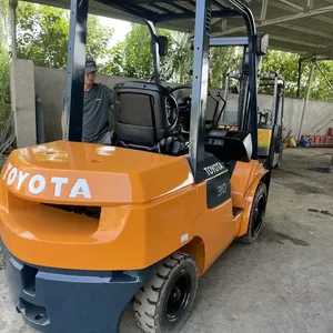 Gran Venta de carretilla elevadora Toyota FD30 usada, manipulador de carga diésel en buen estado, mejor servicio, carretilla elevadora tmini tractor