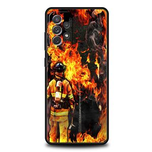 Bombero héroes bombero funda de teléfono para <span class=keywords><strong>Samsung</strong></span> <span class=keywords><strong>Galaxy</strong></span> A51 A71 A21S A12 A11 A31 A52 A41 A32 A23 <span class=keywords><strong>A33</strong></span> A53 A73 A03S A13 5G cubierta - Product Image 4